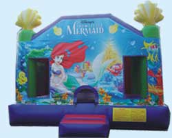 The Little Mermaid bounce house