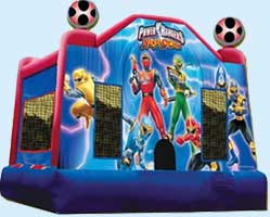 Power Rangers bounce house