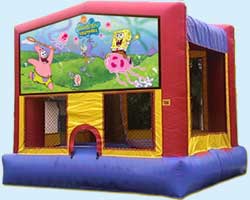 Spongebob Squarepants bounce house